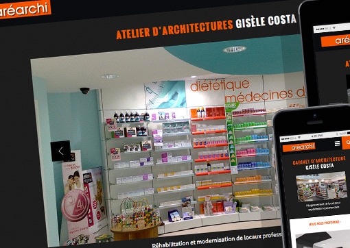 Site de l’atelier d’architectures Aréarchi